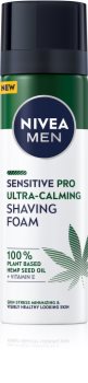 Nivea Men Sensitive Hemp Partavaahto Hamppuöljyllä