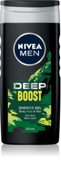 Nivea Deep Boost Duschgel für Gesicht, Körper und Haare
