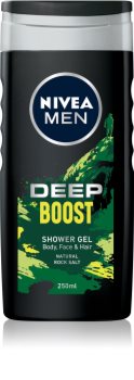 Nivea Deep Boost sprchový gel na obličej, tělo a vlasy