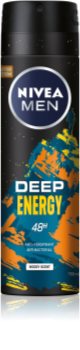 Nivea Deep Energy purškiamasis antiperspirantas vyrams