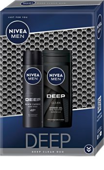 Nivea Men Deep dárková sada (na tělo) pro muže