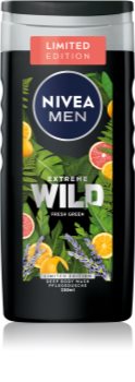 Nivea Men Extreme Wild Fresh Green Virkistävä Suihkugeeli