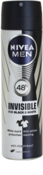 Nivea Men Invisible Black & White αντιιδρωτικό σε σπρέι για άντρες