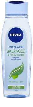 Nivea Balanced & Fresh Care champú nutritivo para el cabello normal hasta graso