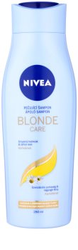 Nivea Brilliant Blonde champô para cabelo loiro e grisalho