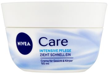 Nivea Care krém na tvář, ruce a tělo