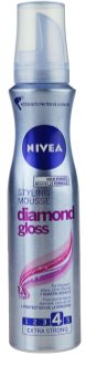 Nivea Diamond Gloss pěnové tužidlo