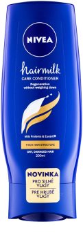 Nivea Hairmilk acondicionador nutritivo para cabello rebelde y grueso