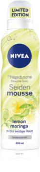 Nivea Silk Mousse Lemon Moringa pečující sprchová pěna