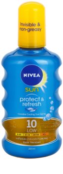 Nivea Sun Protect & Refresh neviditeľný sprej na opaľovanie SPF 10