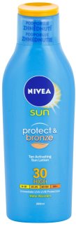 Nivea Sun Protect & Bronze leite solar intensivo SPF 30