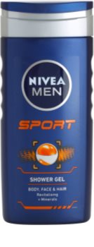 Nivea Men Sport gel de ducha para rostro, cuerpo y cabello