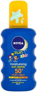 Nivea Sun Kids детски слънцезащитен цветен спрей SPF 50+