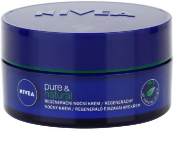 Nivea Visage Pure & Natural creme de noite regenerador para todos os tipos de pele
