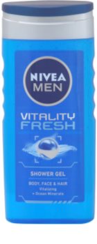 Nivea Men Vitality Fresh sprchový gel na vlasy i tělo