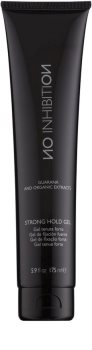 No Inhibition Styling gel de fixação forte para cabelo