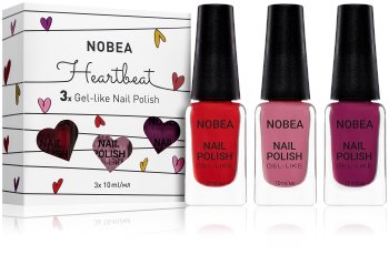 NOBEA Heartbeat sada laků na nehty