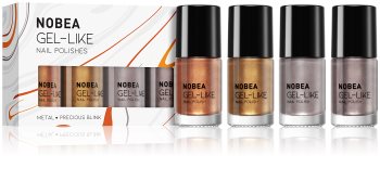 NOBEA Metal set lakov za nohte