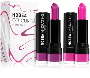 NOBEA Colourful set de rujuri 2 x 4,5 g