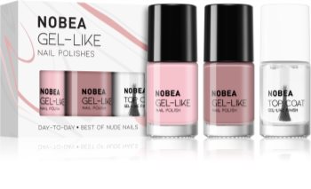 NOBEA Day-to-Day Σετ βερνίκι νυχιών Best of Nude Nails
