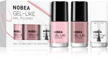 NOBEA Day-to-Day sada laků na nehty Best of Nude Nails