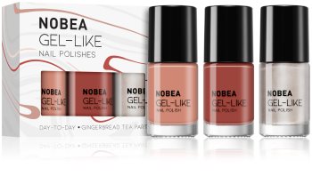NOBEA Day-to-Day Set mit Nagellacken Gingerbread Tea Party