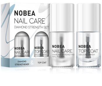 NOBEA Nail Care Diamond Strength Set mit Nagellacken Diamond strength set