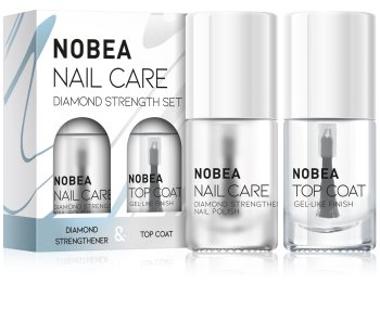 NOBEA Nail care sada laků na nehty Diamond strength set