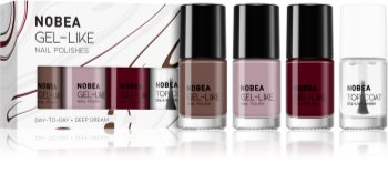 NOBEA Day-to-Day kit de vernis à ongles Deliciously deep dream