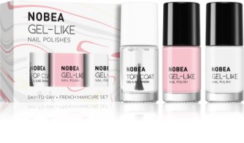 NOBEA Day-to-Day sada laků na nehty French manicure set
