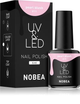 NOBEA UV & LED gelový lak na nehty s použitím UV/LED lampy lesklý