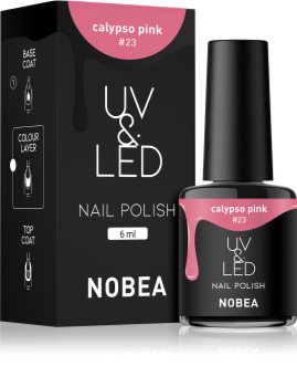 NOBEA UV & LED gelový lak na nehty s použitím UV/LED lampy lesklý