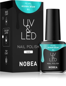 NOBEA UV & LED gelový lak na nehty s použitím UV/LED lampy lesklý