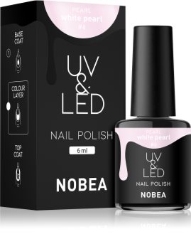 NOBEA UV & LED gelový lak na nehty s použitím UV/LED lampy lesklý