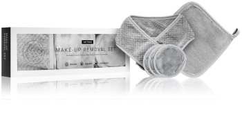Notino Spa set per la rimozione del trucco in microfibra Grey