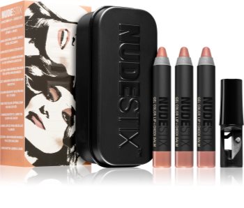 Nudestix Kit Founders Mini dekoratív kozmetika szett (az arcra és a szájra)