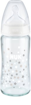 NUK First Choice + 240 ml Babyflasche mit Temperaturkontrolle