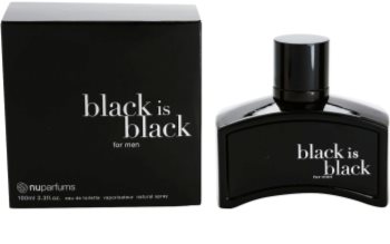 Nuparfums Black Is Black Eau de Toilette para homens 100 ml