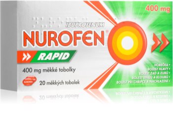 Nurofen Rapid 400mg měkké tobolky se zesíleným účinkem proti bolesti