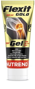 Nutrend FLEXIT GOLD GEL tělový gel urychlující regeneraci po zvýšené fyzické zátěži