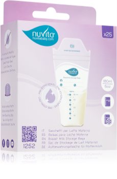 Nuvita Breast milk bags sachet pour la conservation du lait maternel
