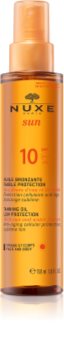 Nuxe Sun Bruiningsolie voor Gezicht en Lichaam SPF 10