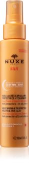 Nuxe Sun olio al latte protettivo per capelli effetto idratante