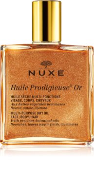 Nuxe Huile Prodigieuse Or ulei uscat multifuncțional cu sclipici pentru față, corp și păr