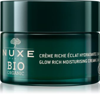 Nuxe Bio Creme hidratante iluminador para pele normal a seca