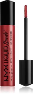 NYX Professional Makeup Liquid Suede™ Metallic Matte rouge à lèvres liquide waterproof effet métallisé