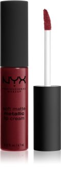 NYX Professional Makeup Soft Matte Metallic Lip Cream tekutá rtěnka s metalicky matným finišem