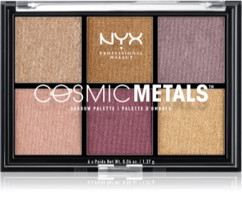 NYX Professional Makeup Cosmic Metals™ paletka očních stínů