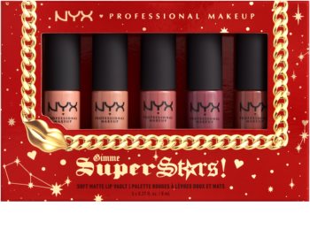 NYX Professional Makeup Gimme SuperStars! Soft Matte Lip Cream Vault coffret cadeau lèvres