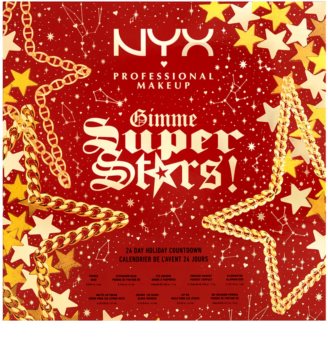 NYX Professional Makeup Gimme SuperStars! 24 Days Advent Calendar kalendarz adwentowy